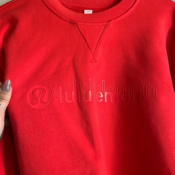*RARE* NWT Lululemon All Yours Cropped Crew *Lunar New Year | Love Red, Sz 4 - Picture 7 of 8